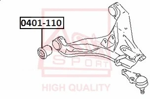 Mounting, control/trailing arm (0401-110)
