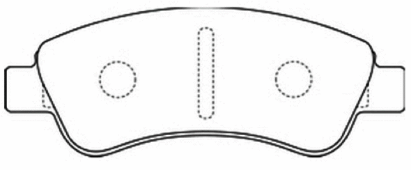 Brake Pad Set, disc brake (AKD-0182)