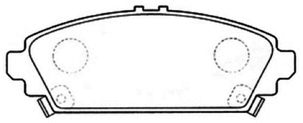 Brake Pad Set, disc brake (AKD-8526)