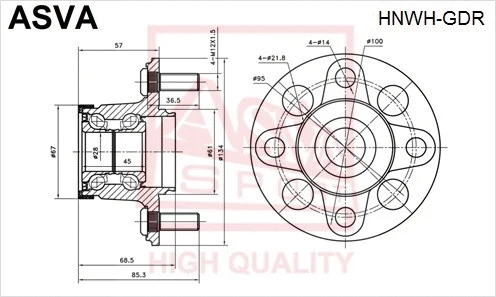 Wheel Hub (HNWH-GDR)