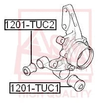 Mounting, control/trailing arm (1201-TUC2)