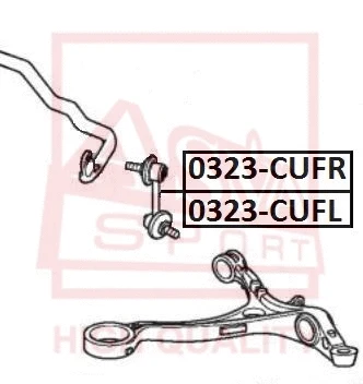 Link/Coupling Rod, stabiliser bar (0323-CUFL)