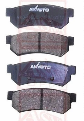 Brake Pad Set, disc brake (AKD-11202)