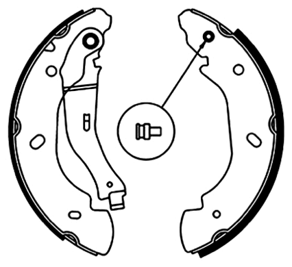 Brake Shoe Set (AKS-0575)