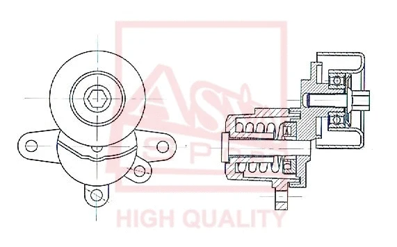 Belt Tensioner, V-ribbed belt (NSBT-004)