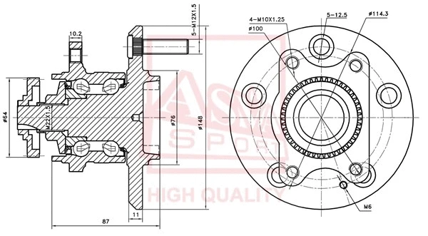 Wheel Hub (HYWH-NFRA47)