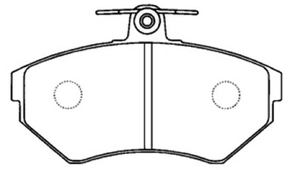 Brake Pad Set, disc brake (AKD-1303)
