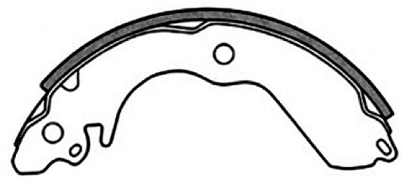 Brake Shoe Set (AKS-6712)