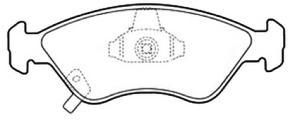 Brake Pad Set, disc brake (AKD-1127)