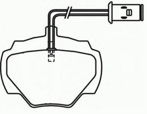 Brake Pad Set, disc brake (AKD-0237)