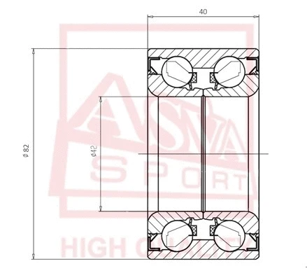 Wheel Bearing (DAC42820040)