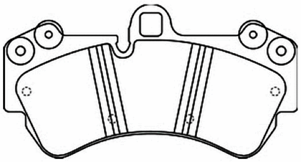 Brake Pad Set, disc brake (AKD-0345)