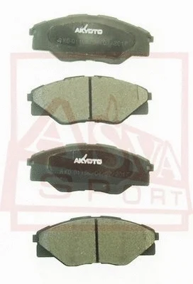 Brake Pad Set, disc brake (AKD-01106)