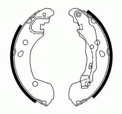 Brake Shoe Set (AKS-0583)
