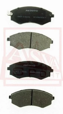 Brake Pad Set, disc brake (AKD-14101)