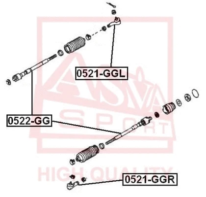 Tie Rod End (0521-GGR)