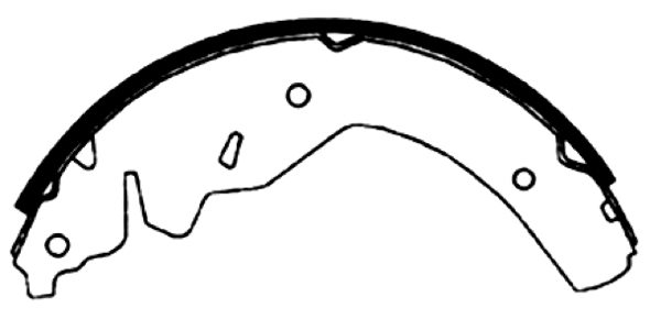 Brake Shoe Set (AKS-11825)