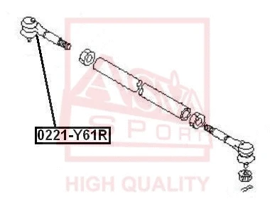 Tie Rod End (0221-Y61R)