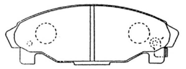 Brake Pad Set, disc brake (AKD-6340)