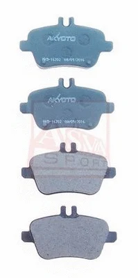 Brake Pad Set, disc brake (AKD-16202)