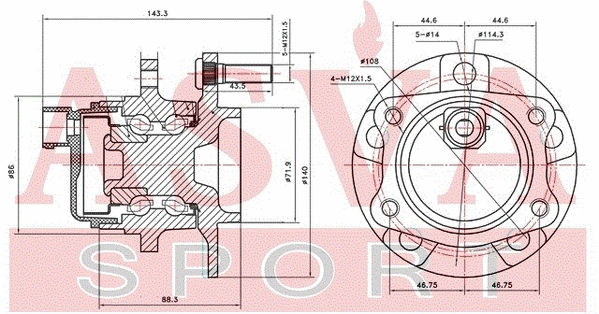 Wheel Hub (DGWH-VGRR)