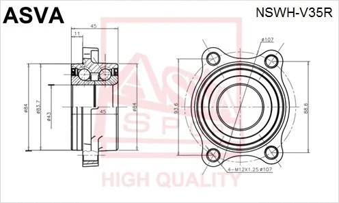 Wheel Hub (NSWH-V35R)