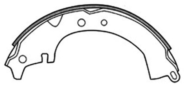 Brake Shoe Set (AKS-2232)