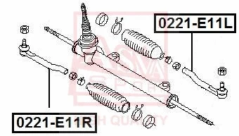 Tie Rod End (0221-E11L)