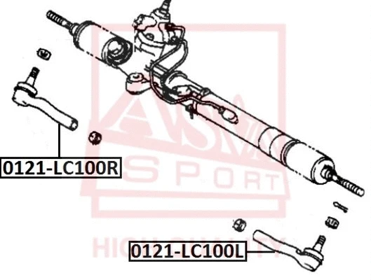 Tie Rod End (0121-LC100R)