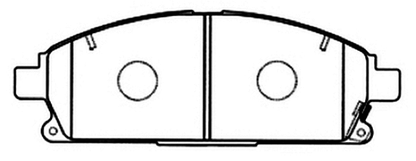 Brake Pad Set, disc brake (AKD-7Z026)