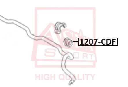 Bushing, stabiliser bar (1207-CDF)