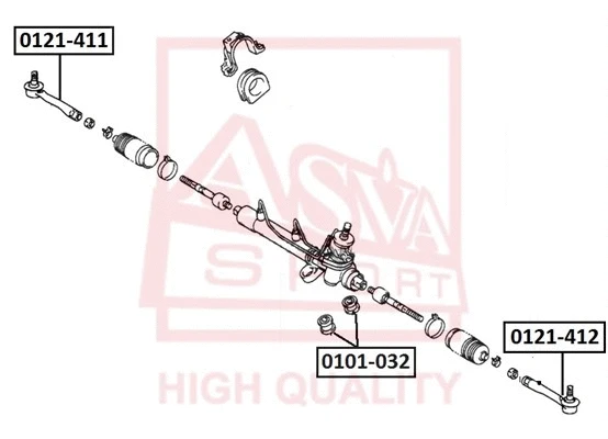 Mounting, control/trailing arm (0101-032)