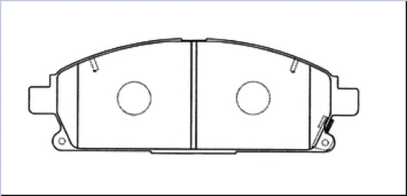 Brake Pad Set, disc brake (AKD-1189)