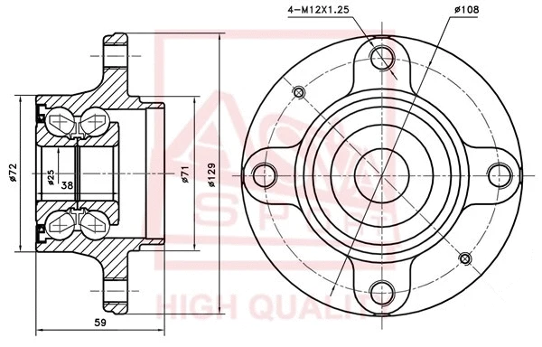 Wheel Hub (CTWH-C4R)
