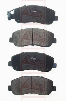 Brake Pad Set, disc brake (AKD-24104)