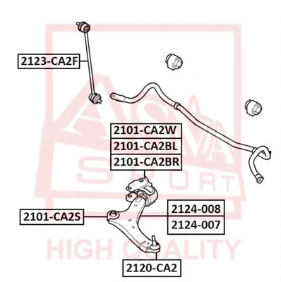 Link/Coupling Rod, stabiliser bar (2123-CA2F)