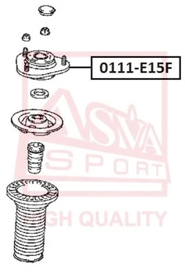 Mounting, shock absorber (0111-E15F)