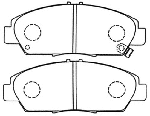 Brake Pad Set, disc brake (AKD-8293)