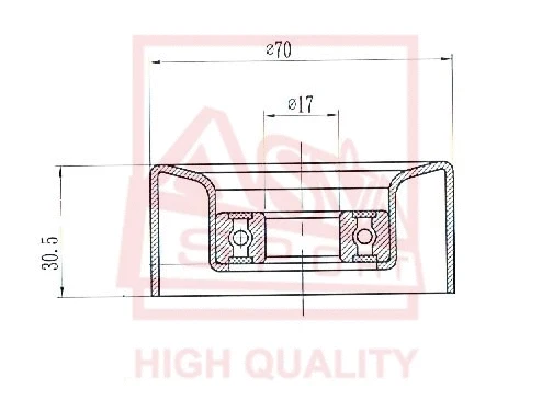 Tensioner Pulley, V-belt (HNBP-015)