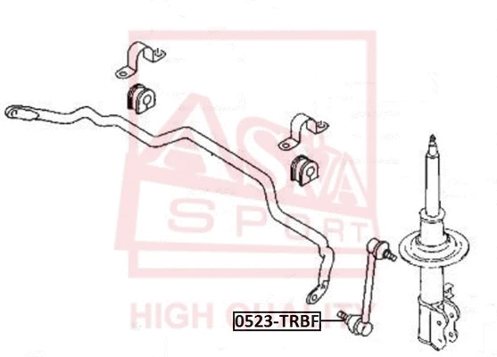 Link/Coupling Rod, stabiliser bar (0523-TRBF)