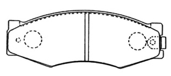 Brake Pad Set, disc brake (AKD-2105)