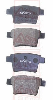 Brake Pad Set, disc brake (AKD-36201)