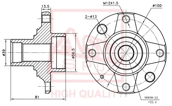 Wheel Hub (CHRWH-004)