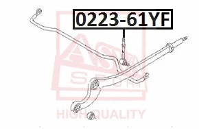 Link/Coupling Rod, stabiliser bar (0223-61YF)