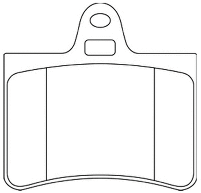 Brake Pad Set, disc brake (AKD-0193)
