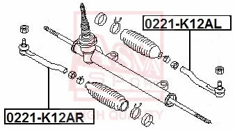 Tie Rod End (0221-K12AL)