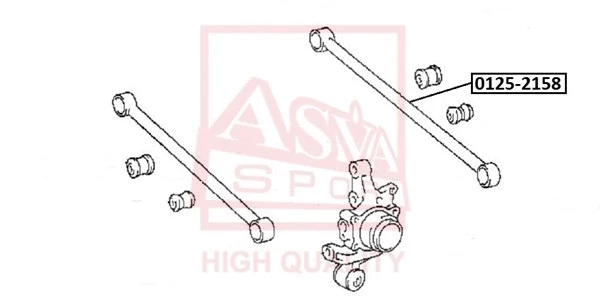 Control/Trailing Arm, wheel suspension (0125-215B)