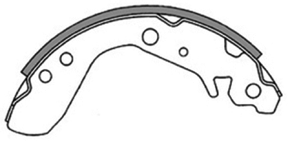 Brake Shoe Set (AKS-5534)