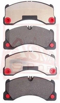 Brake Pad Set, disc brake (AKD-23102)