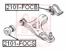 Mounting, control/trailing arm (2101-FOCS)